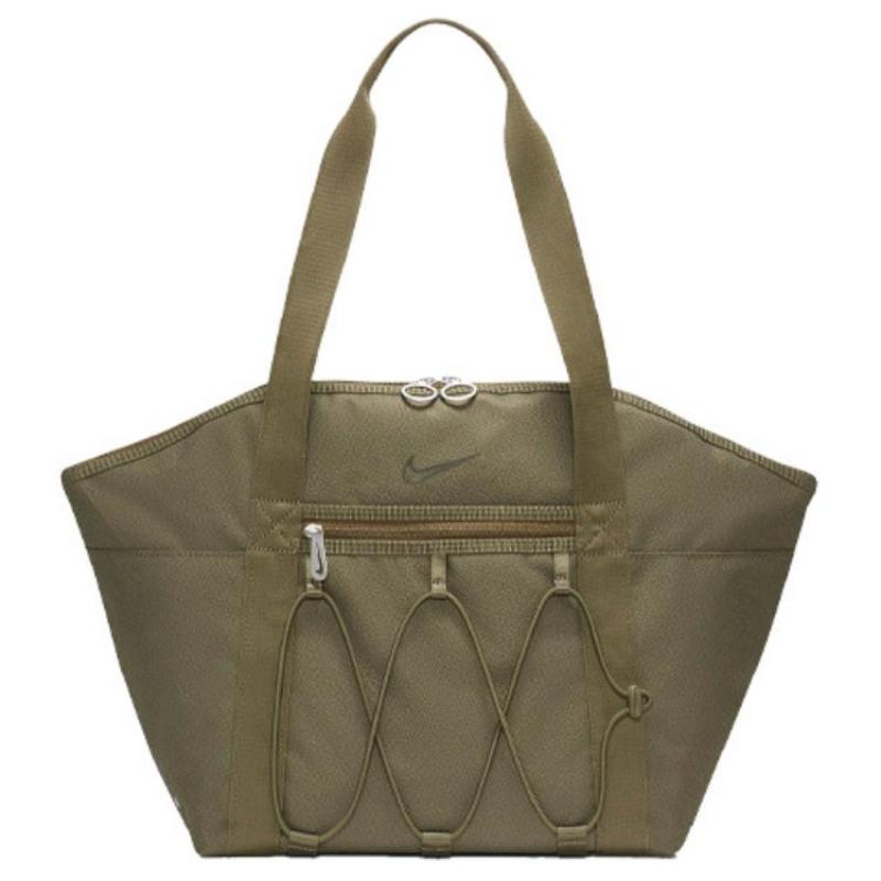 Nike Fabric Tote Bag, Shopping Bag, Shoulder Bag, Handbag Regular Women's Olive Green Casual CV0063-222