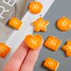 10pcs Simulated Cookies Charms Pendant Resin Food Charms For Jewelry Making Accessories DIY Earrings Necklace Keychain