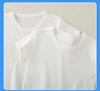 Children's Cotton Vest - Seamless Mesh Top, Solid Color, Round Neck, Loose Fit T-shirt for Boys and Girls