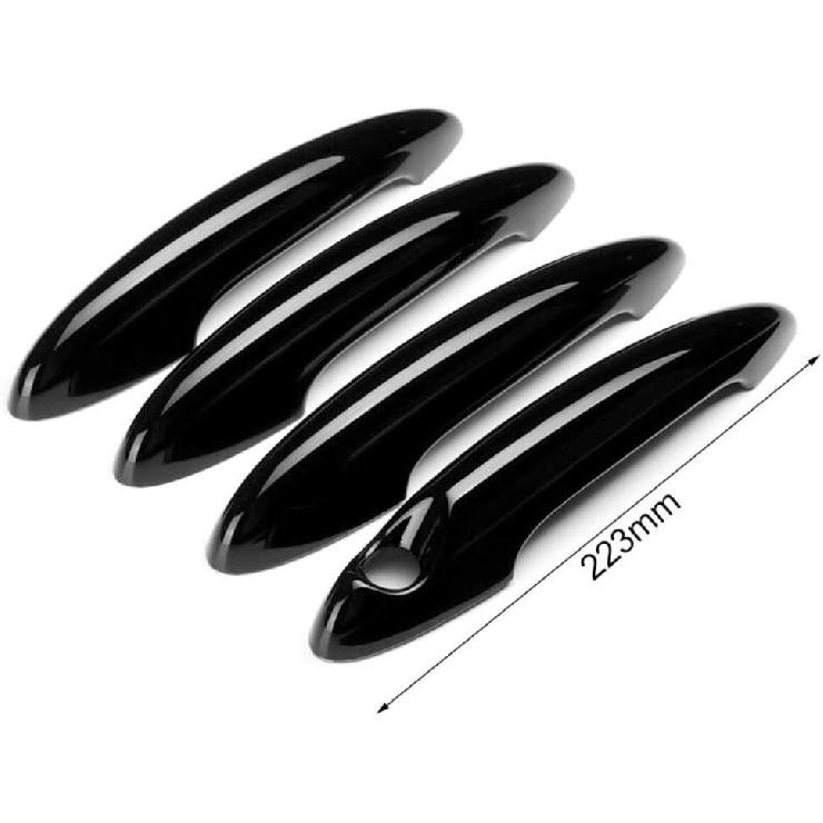 4Pcs Gloss Black Car Door Handle Cover Trim,for Mini R60 Countryman Cooper S 2011-2016 Door Handle Cover Car Accessories