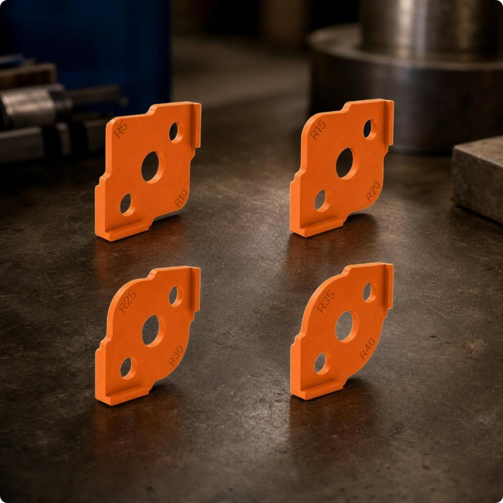 4 Pieces Corner Curvature Template Lightweight Positioning