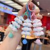 Cute Cartoon Anime Figure Kuromi Melody Ice Cream Cinnamoroll Pochacco Car Keychain Decoration Schoolbag Pendant Toy Gift