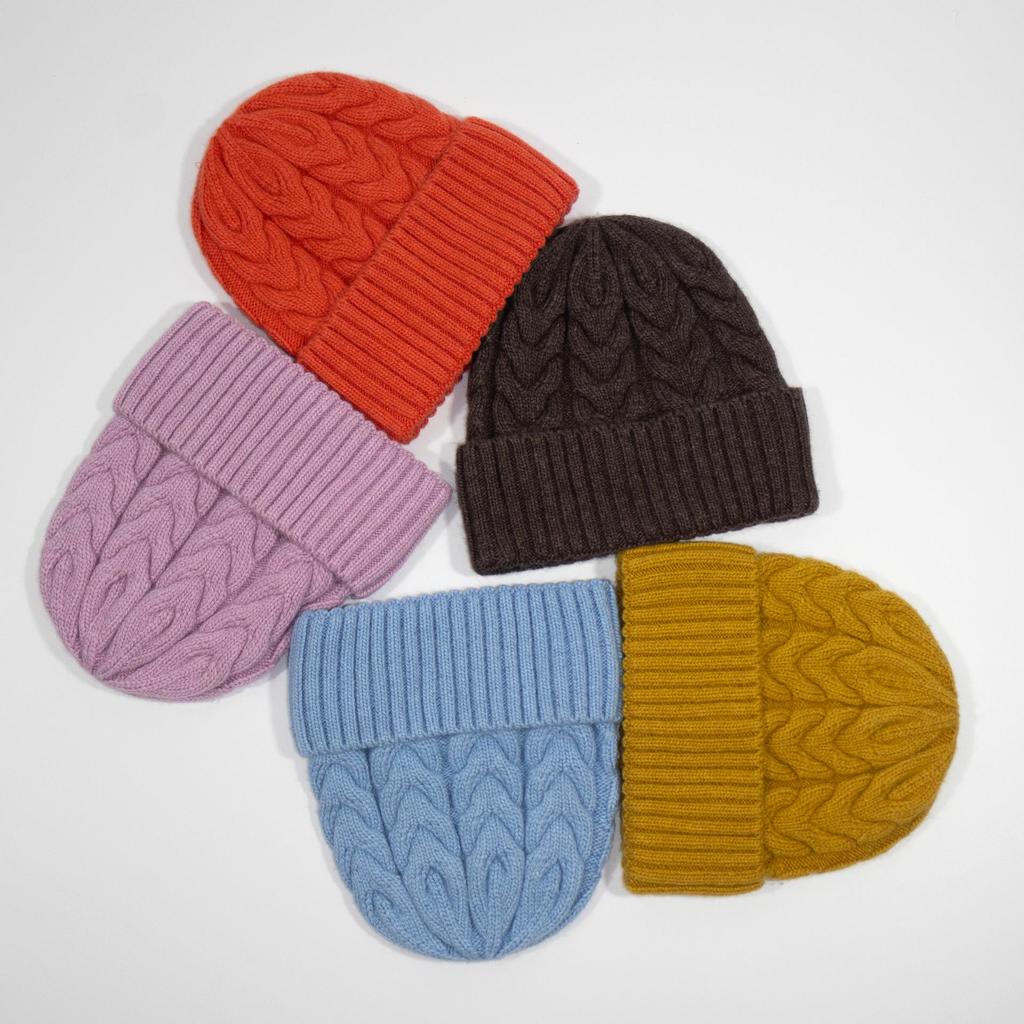 Wool Knit Hat: Thick, Warm, Ear-Protected Balaclava for Autumn & Winter Cycling - Unisex
