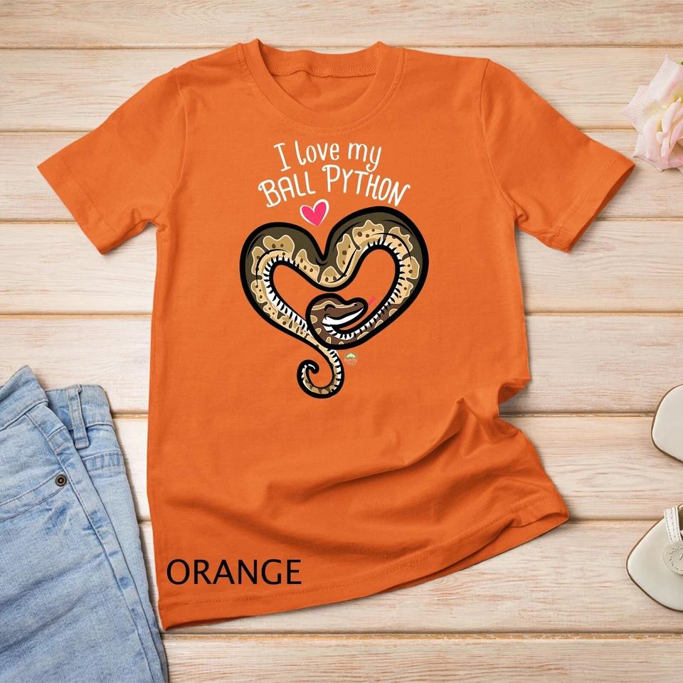 I Love My Ball Python Snake T-Shirt Unisex T-shirt 5