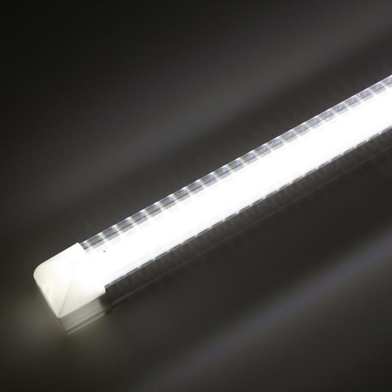 4Pcs 12V Interior LED Light Bars Strip Lamp With Switch For Car Trailer Truck Bed Van RV Cargo Boat Cabinet Caravan Camper Lorry