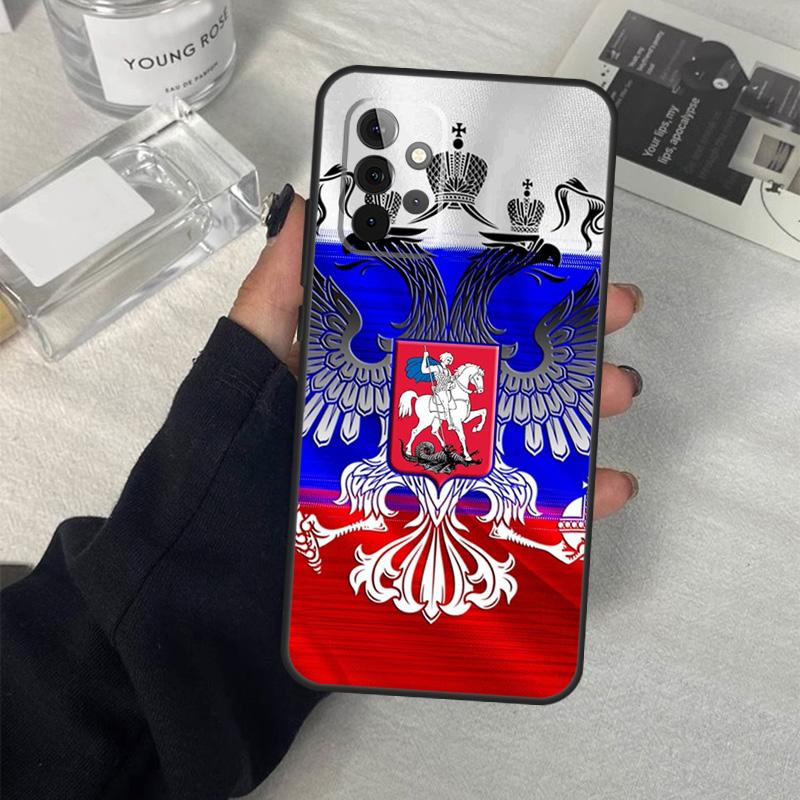 Russian Empire Coat of Arms Phone Case For Samsung Galaxy A34 A54 A14 A13 A23 A33 A53 A73 A52 A42 A32 A22 A12 A51 A71