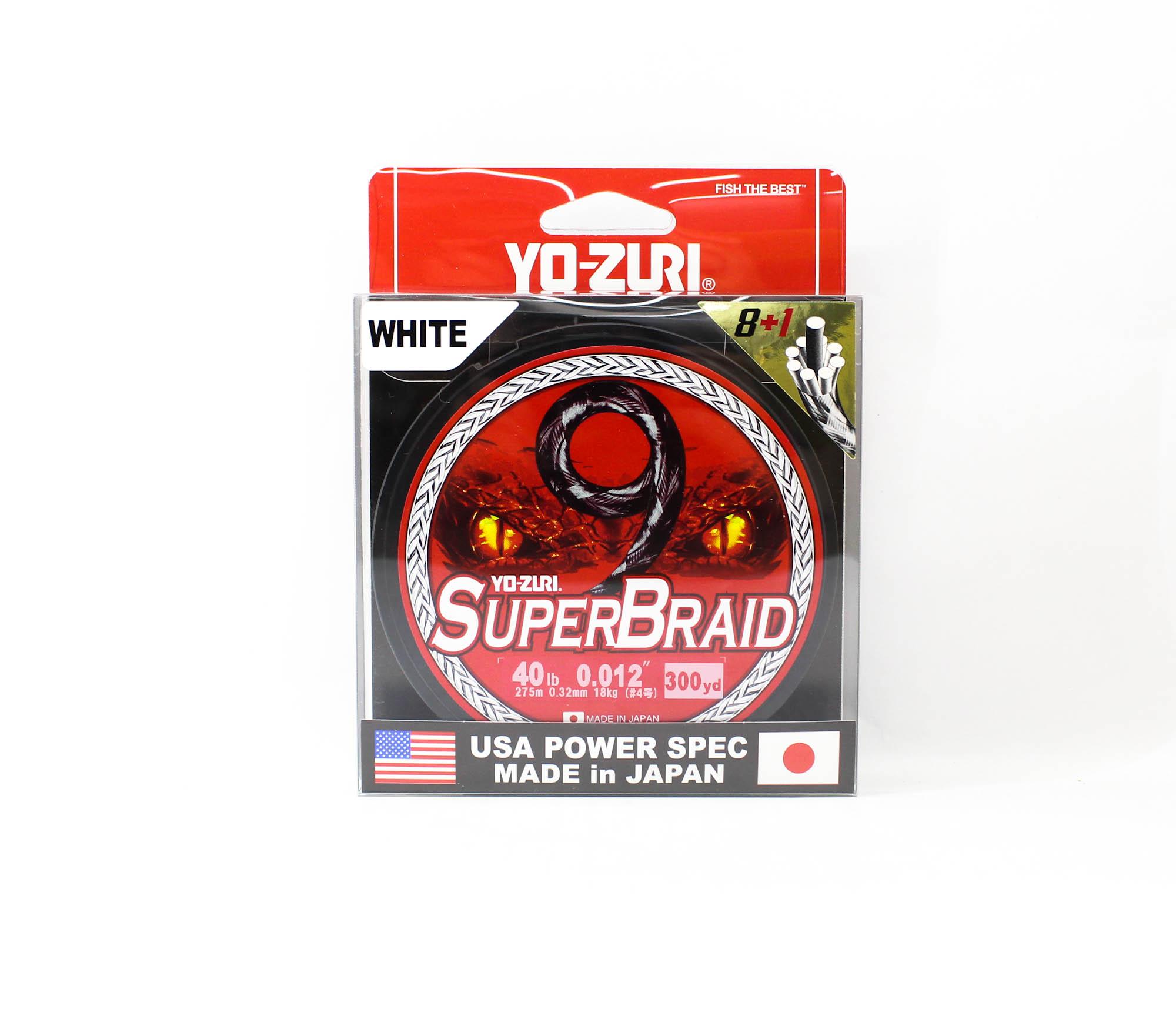 

Yo Zuri Duel P.E Line Super Braid 9 300YDS 40lbs (0.32mm) (0122) белый