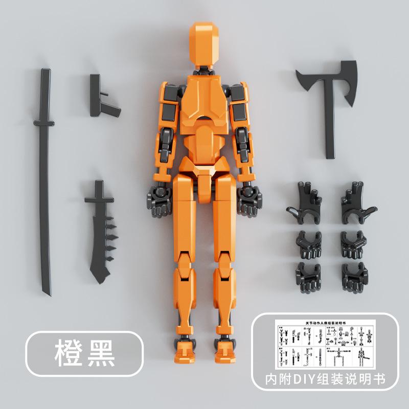 3D-gedrucktes Schaufensterpuppen-Actionfiguren-Spielzeug Dummy 13 Formwandler Roboter Mehrgelenkig Beweglich Kinder Erwachsene Eltern-Kind-Spiele Geschenke