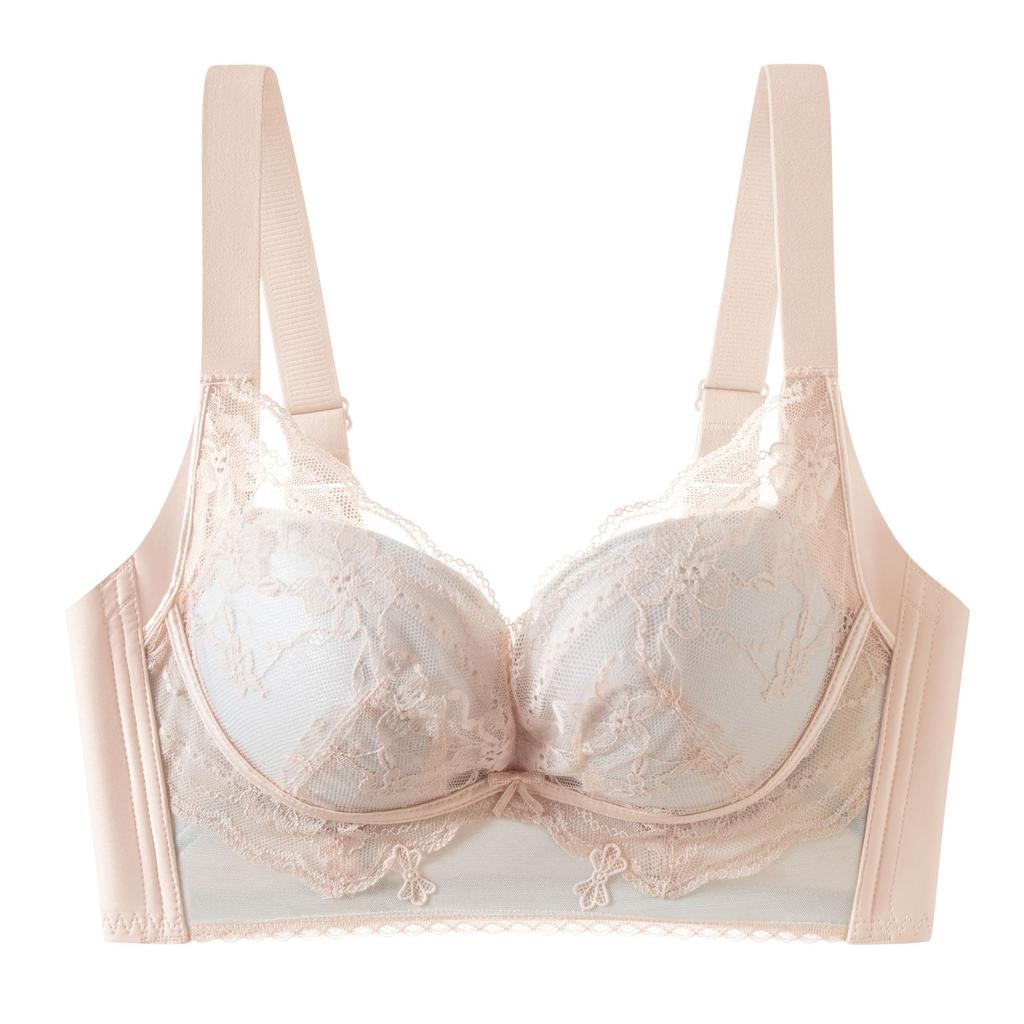 Spot Nude Sense Non-magnetic Modal Slippery Cup Underwear Women's Small Breasts Gather Anti-sagging Original Bra
