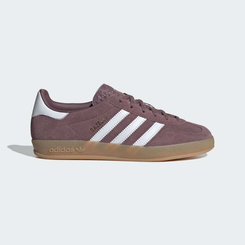 IH5483 Adidas Originals Gazelle Indoor Shadow Fig Cloud White Gum (Men's)