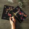 4pcs 20x14cm   Painting Paper With Drawing Stick Kids Toy