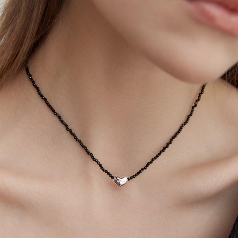 Tatiana (925 Silver) Sweet Heart Bead Necklace NZ2135