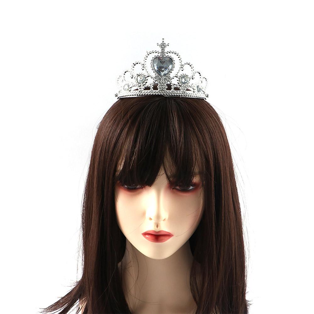 Crown Headband Heart-Shaped Tiara Hair  Styling Accessories Fashion Accessories Headwear Kids Toy