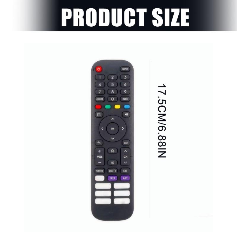 Multifuntional Replacement Remote Plastic Texture Suitable for TVs Responsive Key Simple Design Wide Compatibility