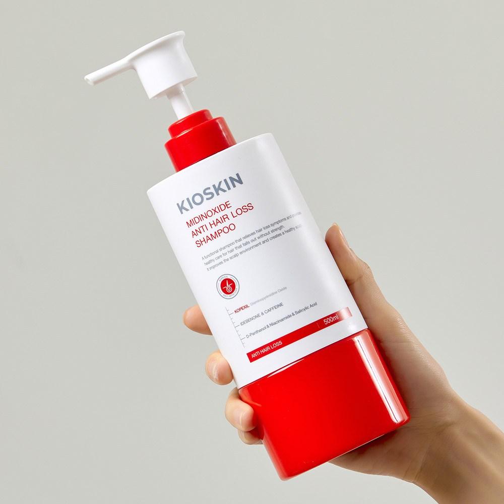 Minoxidil Silikonfreies Bierhefe Shampoo gegen Haarausfall, 1 Packung, 500ml