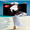 Ultra-Soft Beach Towel with Tokyo Ghoul Theme,Ideal for Pool - Camping, Diving - Perfect Travel Essential, Vibrant Beach Towel.