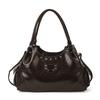Faux Leather Hobo Bag Women Fashion Shoulder Bag With Stud Detail Soft Texture Handbag Everyday Use