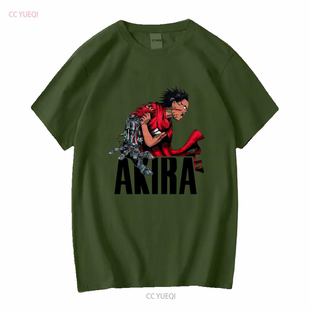 New Akira 1988 Japanese Animated Science Fiction Tokyo White T Shirt vintage Washed Versatile Breathable Casual Soft vintage