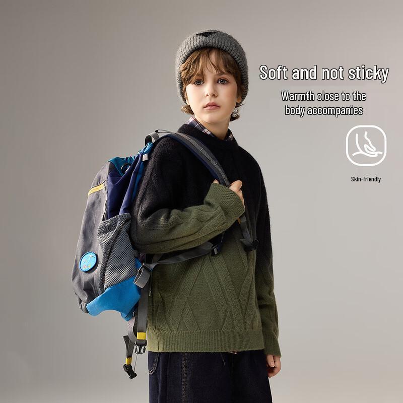 Детский свитер ASK JUNIOR с градиентными цветовыми блоками 170