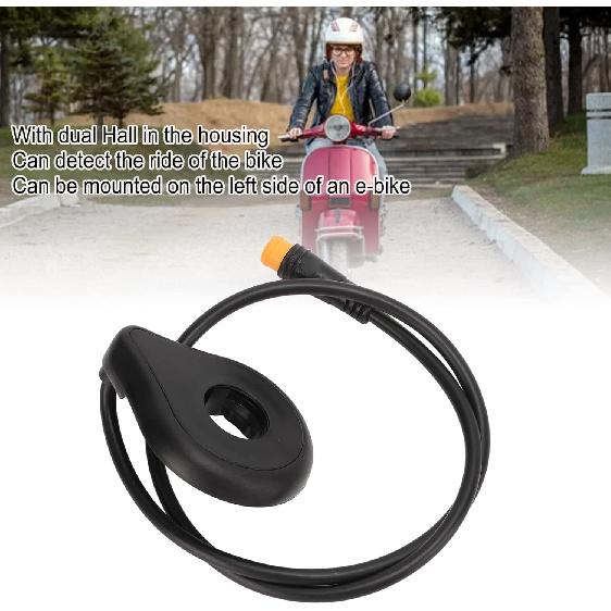 Electric Bikes Sensor, Electric Bikes Sensor Multifunctional 12 Magnets Dual Hall Electric Pedal Sensor for Electric Bike