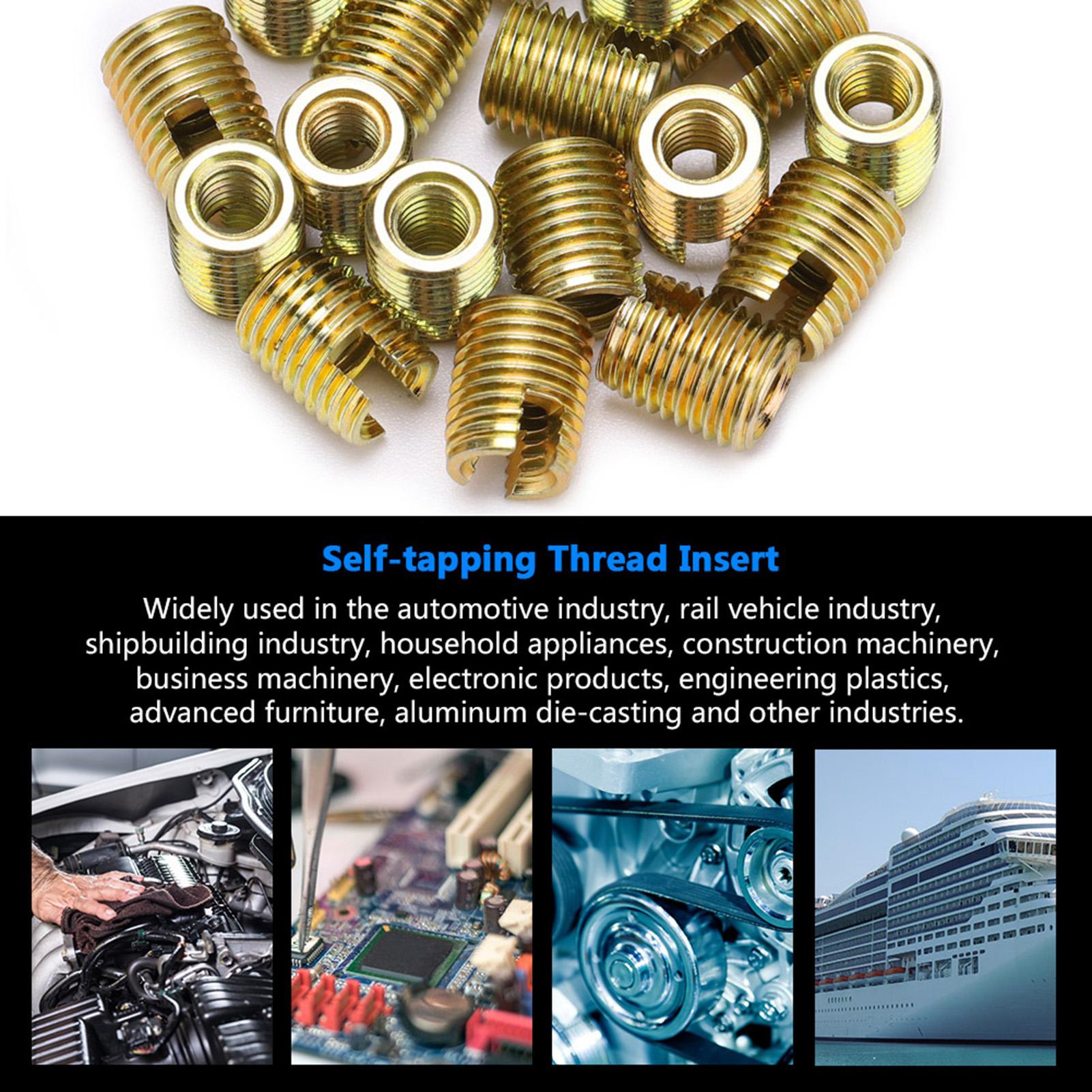 

ZK30 20 шт. 302 Углеродистая сталь Самонарезающая резьбовая вставка Аксессуары Inner M2