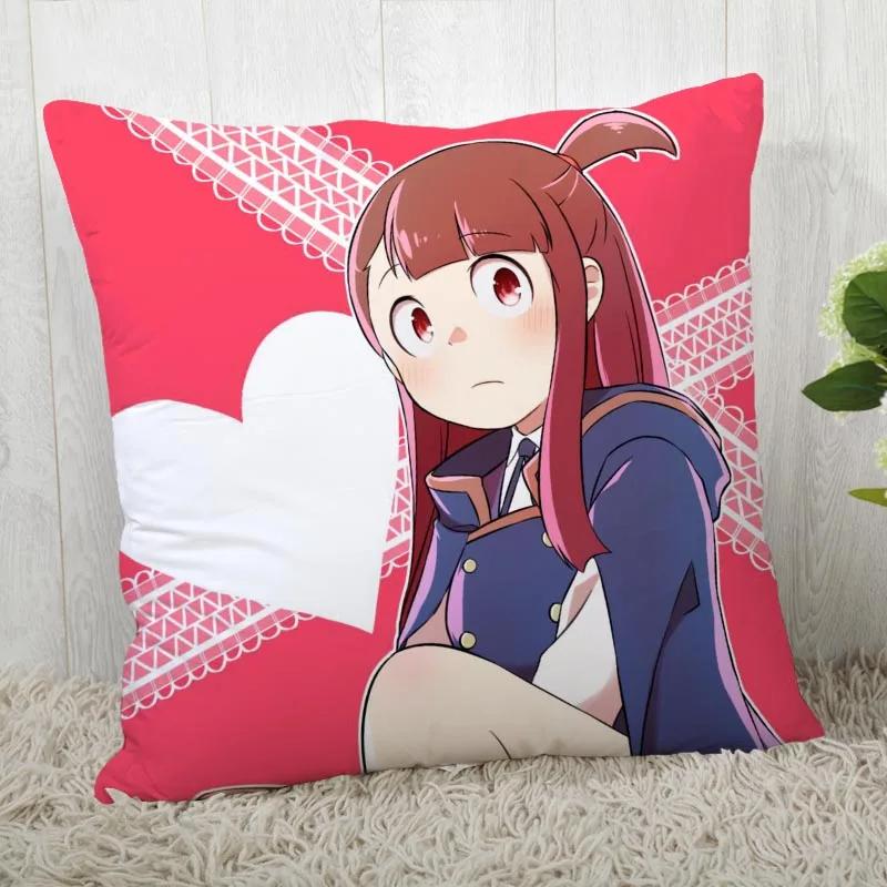 Little Witch Academia Pillow Cover Customize Pillowcase Modern Home Decorative Pillow Case For Living Room