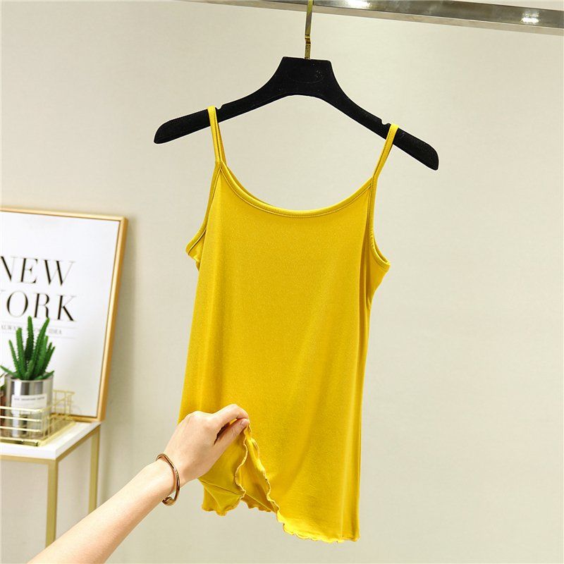 Modal Suspender Vest Women's Summer Thin Large Loose Top Sexy Suspender