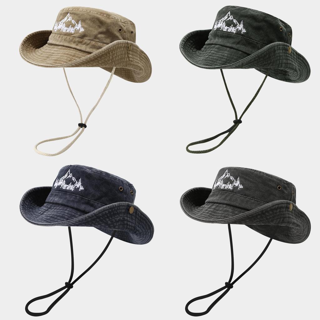 Outdoor Sun Hat With Wide Brim For Hiking Camping Sun Protection