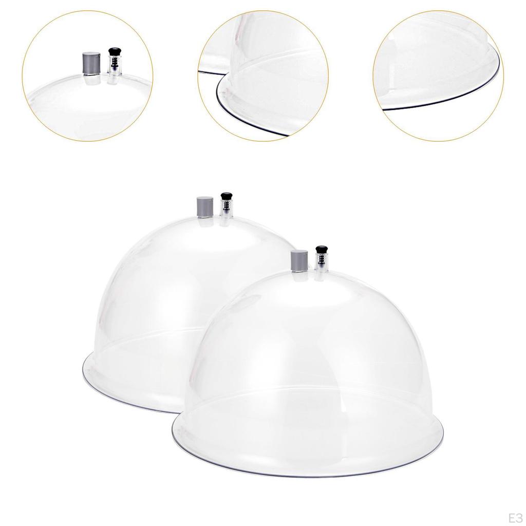 2x Vakuumnäpfe Leichtgewicht zum Heben Groß Tragbar Saugkraft Heim-SPA