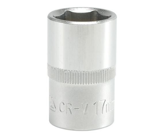 Short 6-Point Chrome Socket 1/2'' 17Mm - Yt-1210