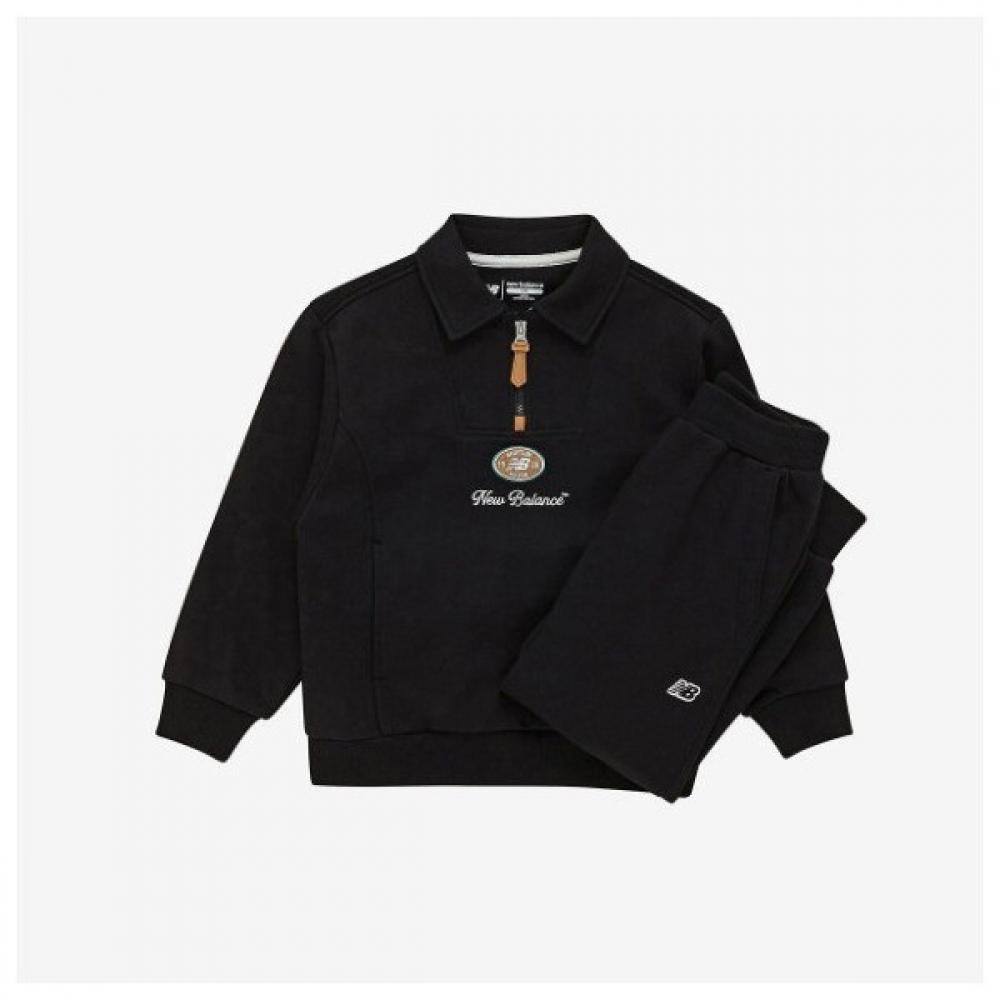

New Balance Skies Essential Down Collar Sweat Set Up Nk9yf1101u (19)Black/120