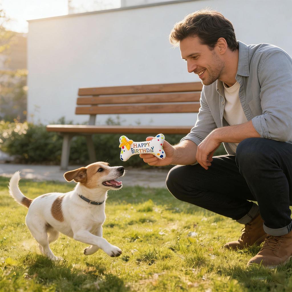 Pet Birthday Party, Talking Pet Plush Toy