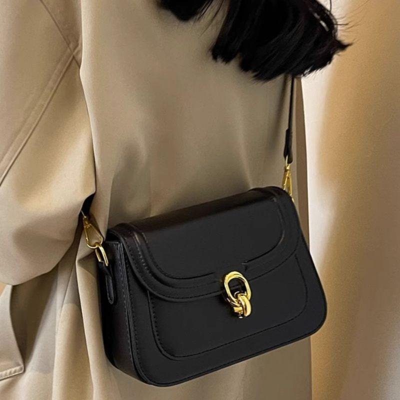 Niche Foreign Style Messenger Women's Bag 2025 New Versatile Retro Small Square Bag High-end Commuter Shoulder Bag