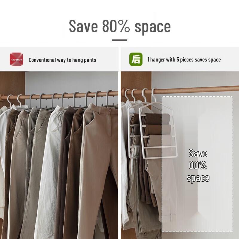 5-Layer Space-Saving Trouser Hanger