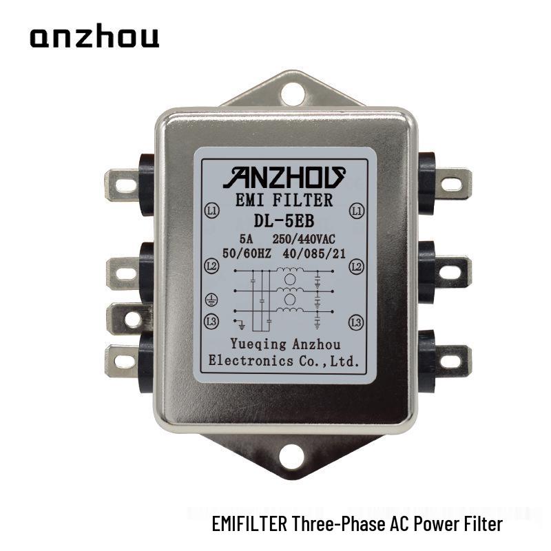 Anzhou DL Series 440V/5A Three-Phase EMI Power Filter