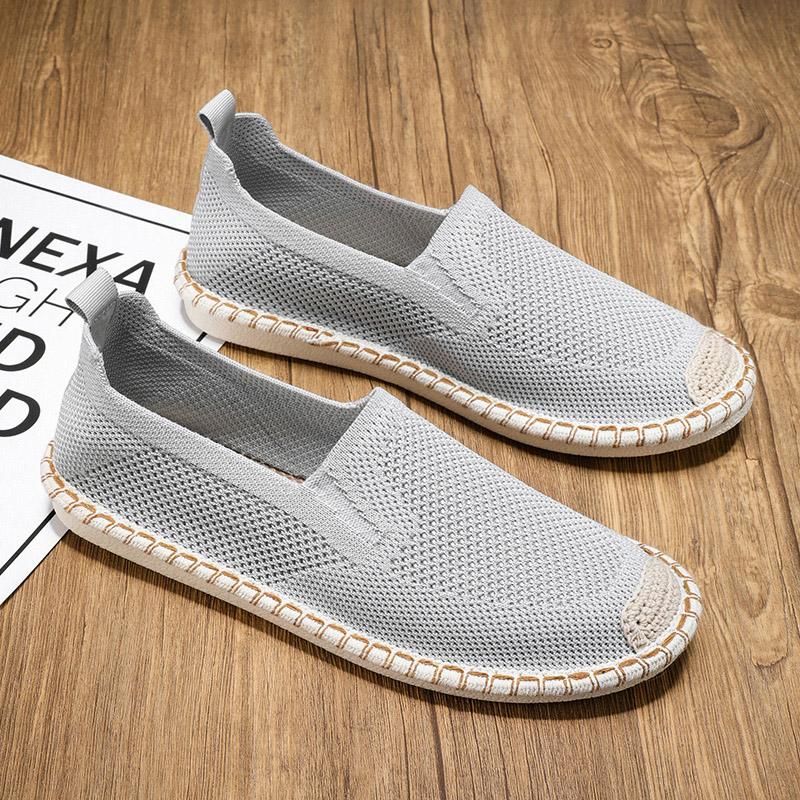 

Модные мужские кроссовки Fisherman Flat Casual Shoes For Men Летние синие мужские кроссовки Туфли Лоферы Кроссовки Slip On Мужские красные туфли 44 серый
