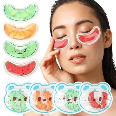 Reusable Gel Eye Ice Pads Small Ice Packs Ice Heat for Eyes Face All Body Areas Soft Contoured Pads for Daily Home Care