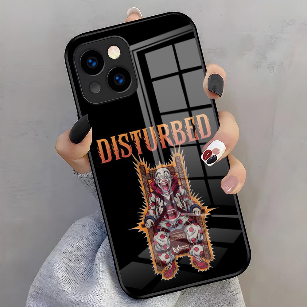 DisturbedS Band Phone Case For IPhone 17 Air Pro Max 16 15 14 13 11 Plus Glass Cover