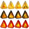 Christmas LED Triangle Lantern Mimi Santa Claus Snowman Lamp Indoor Table Ornaments Home Party Scene Props Christmas Decorations