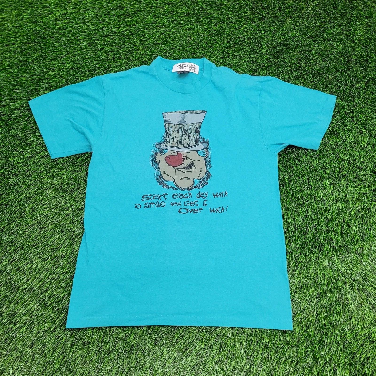 

Vintage 80s Good-Morning Shirt Small 18x26 USA M