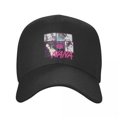 Punk Nana Osaki Baseball Cap for Women Unisex Adjustable Japanese Harajuku Anime Dad Hat Sun Protection Snapback Caps Summer Hats