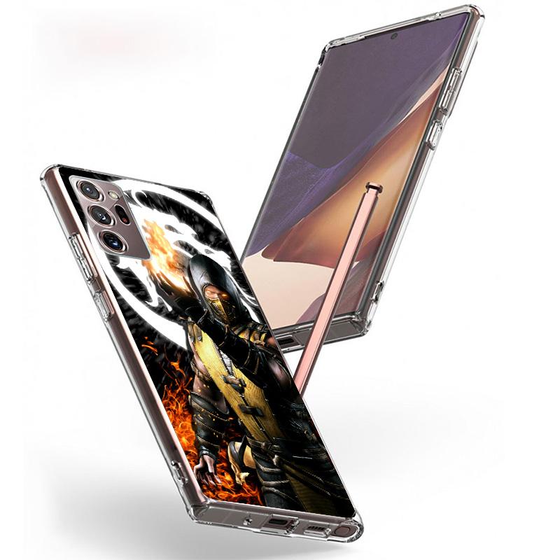 Mortal Kombat Phone Case For Samsung Galaxy S24 S25 Edge S26 Ultra S23 S22 S21 Plus S20 FE + Personalized Print Cover Galaxy S24