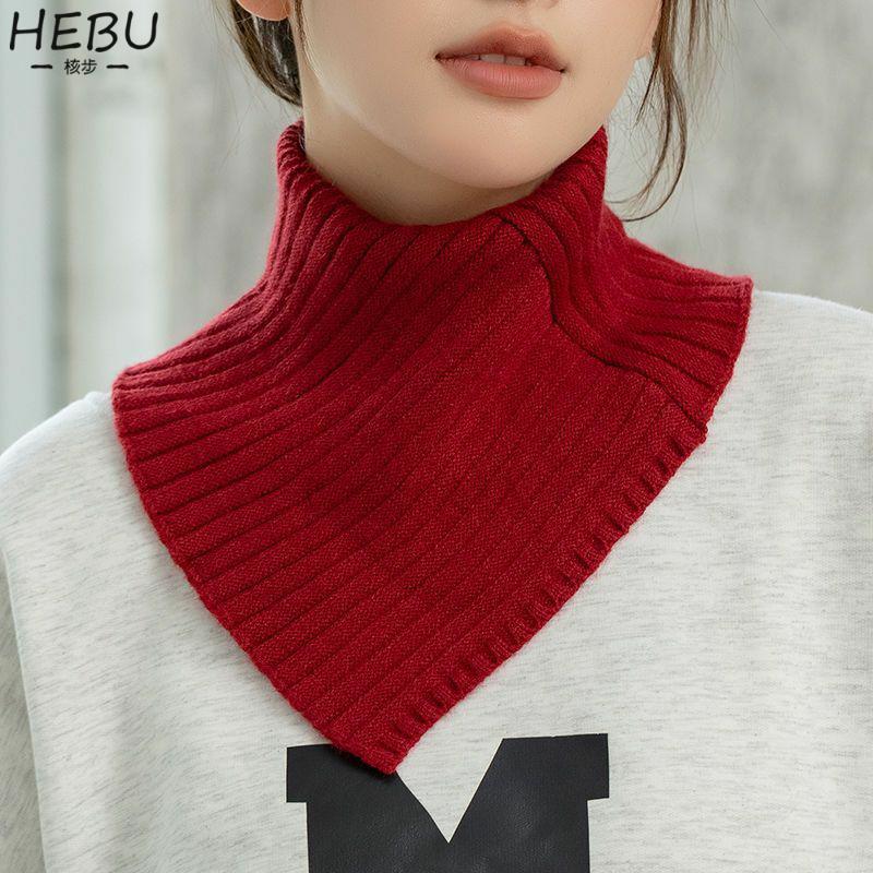 Mote varm avtakbar turtleneck hals varmere skjerf strikket falsk krage