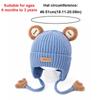 Cotton Baby Bear Hat Ribbed Knit Kids Knitted Cap New Toddler Winter Hat  Toddlers
