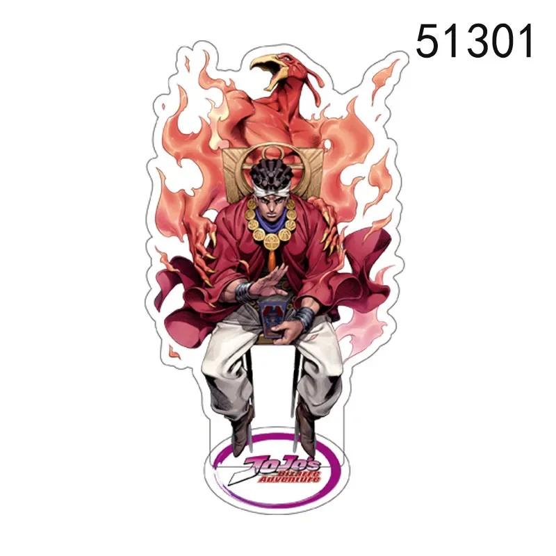 Anime Figure JoJo Bizarre Adventure Cute Cosplay Acrylic Stand Model Plate Desk Decor Standing Sign Keychain Friend Gifts