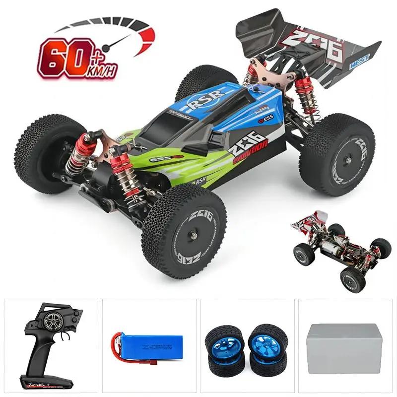 WLtoys 144010 75KM/H 2.4G RC Car Brushless 4WD Electric High Speed Off-Road Remote Control Drift Toys for Children Racing