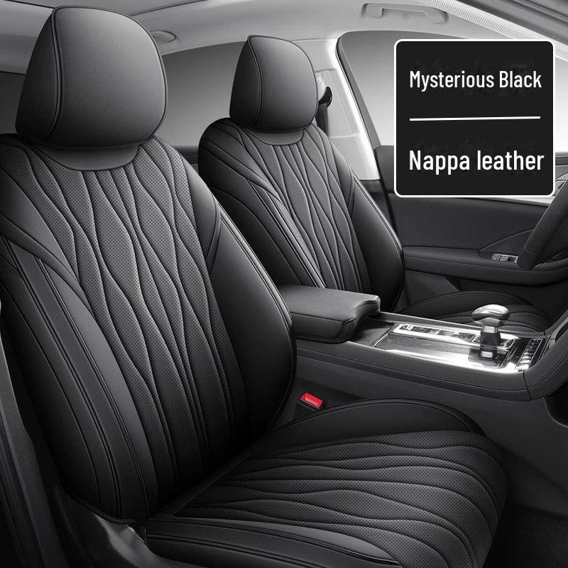 Hongqi Leather Car Seat Covers for H5, H7, H9, HS5, HS7 - All-Season, Five-Seat Compatible Cushion