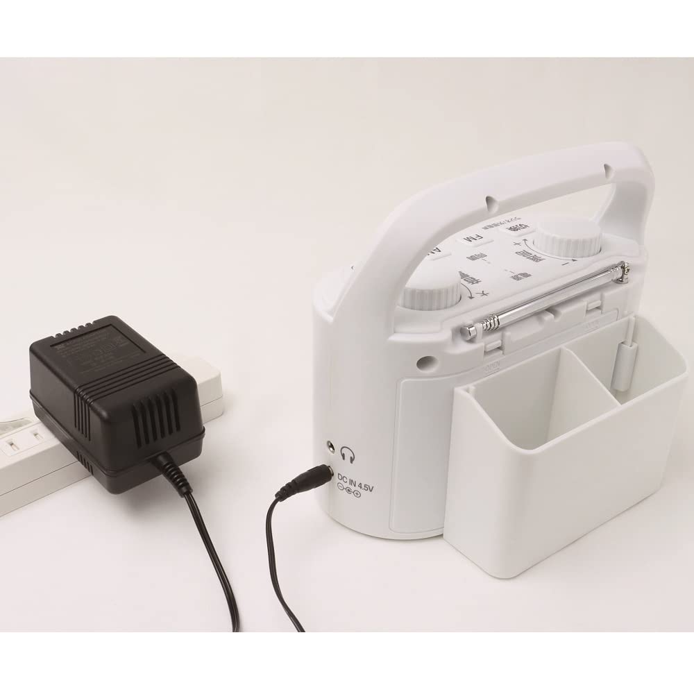 STAYER TV Mecharaku Handheld Speaker with Speaker, Radio, ST-TSRD-WH