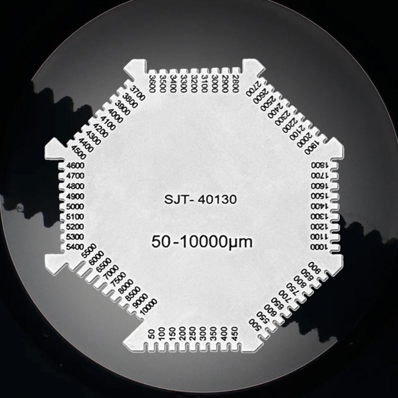 Stainless Steel Wet Film Comb Wet Film Comb Gauge Thickness Gauge Octagonal Wet Film Comb 50-10000um Professional