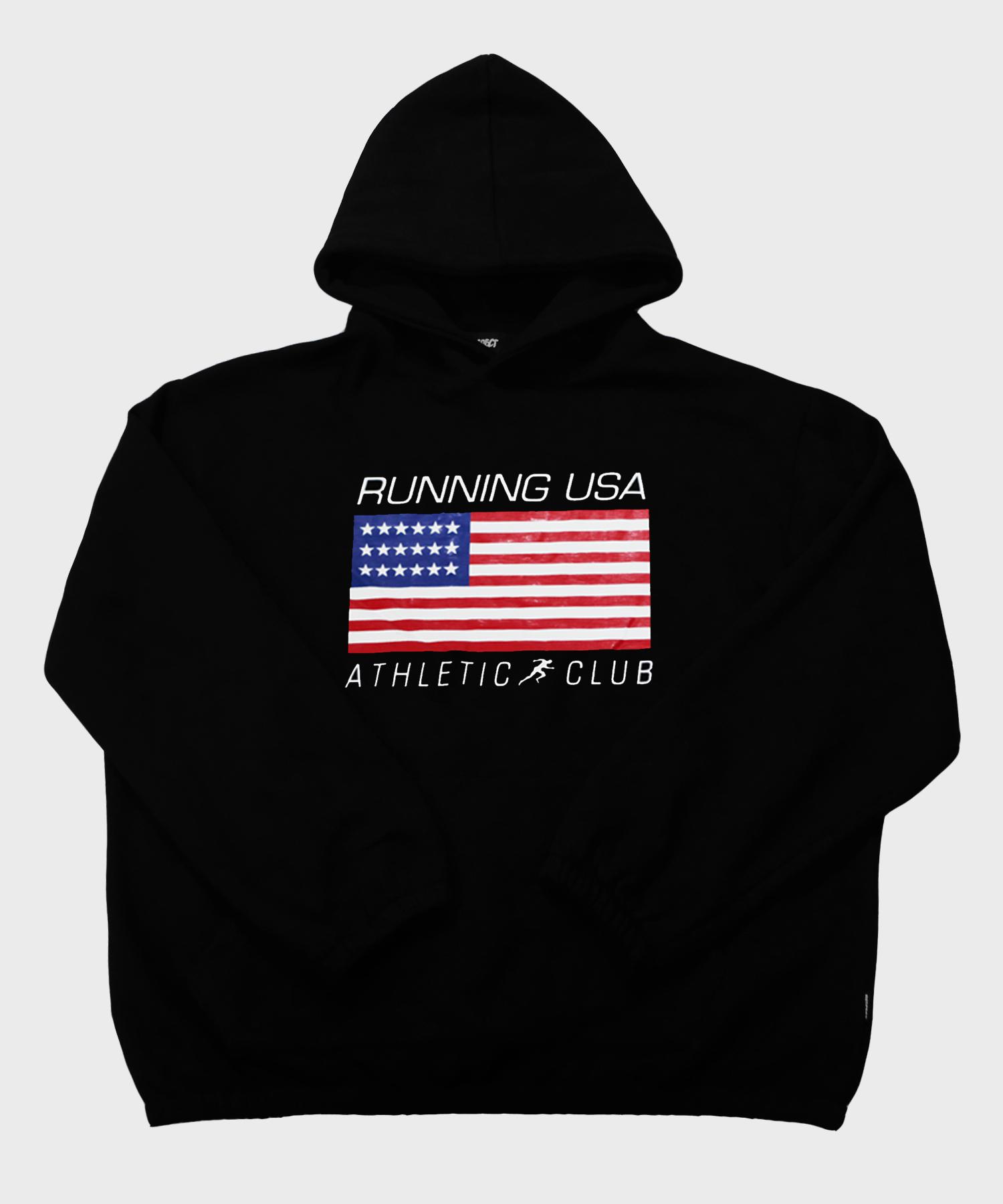 Respect Running Usa Athletic Club Hoodie L